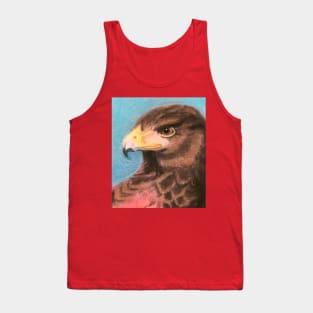 Red Hawk Artwork Tank Top